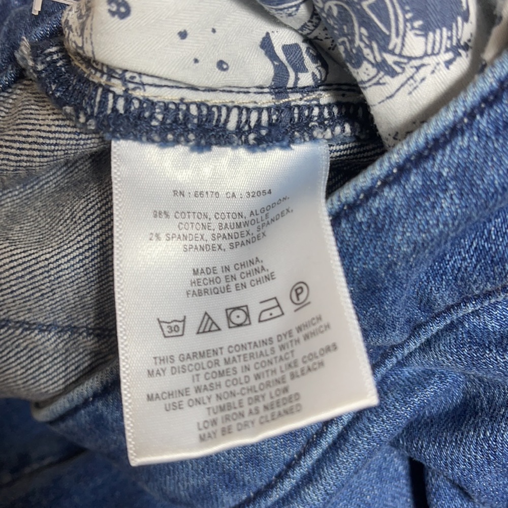 Anthropologie pilcro and theLetter press wide leg button fly jeans 28 - Picture 9 of 9